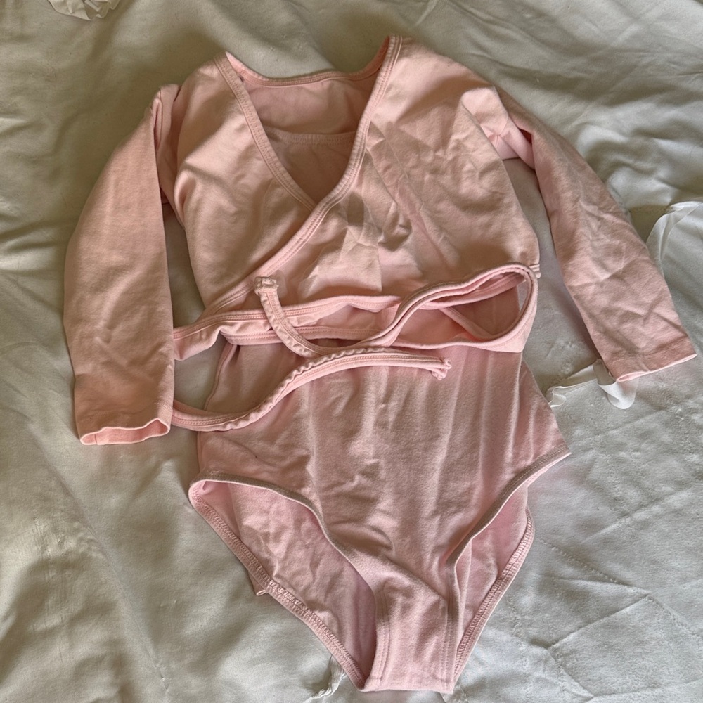 Pink Long Sleeve Kids One Piece w/ Jacket